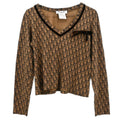 Christian Dior 2005 Long Sleeve Top Brown #38