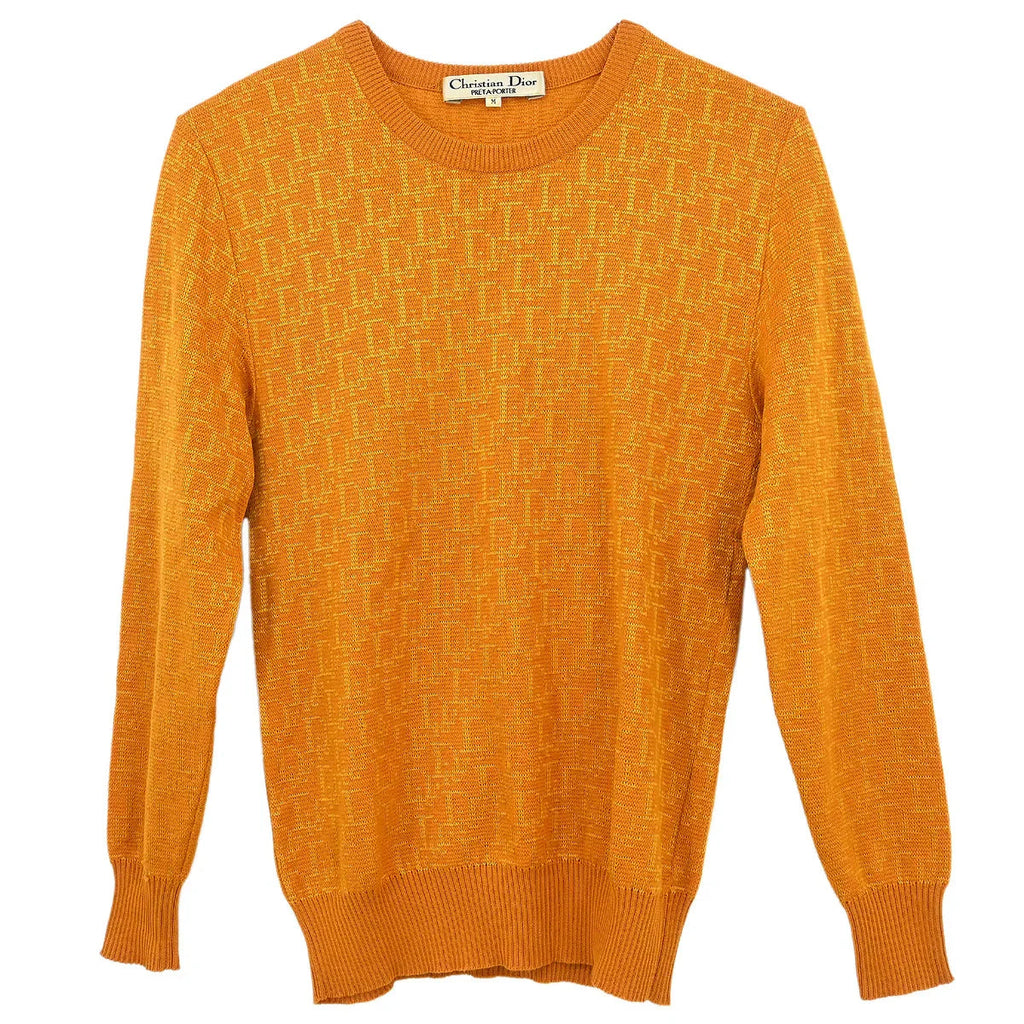 Christian Dior Top Sweater Trotter Light Brown #M