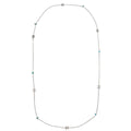 Chanel Chain Necklace Silver 97A
