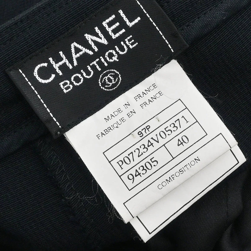 Chanel Long Pants Black #40
