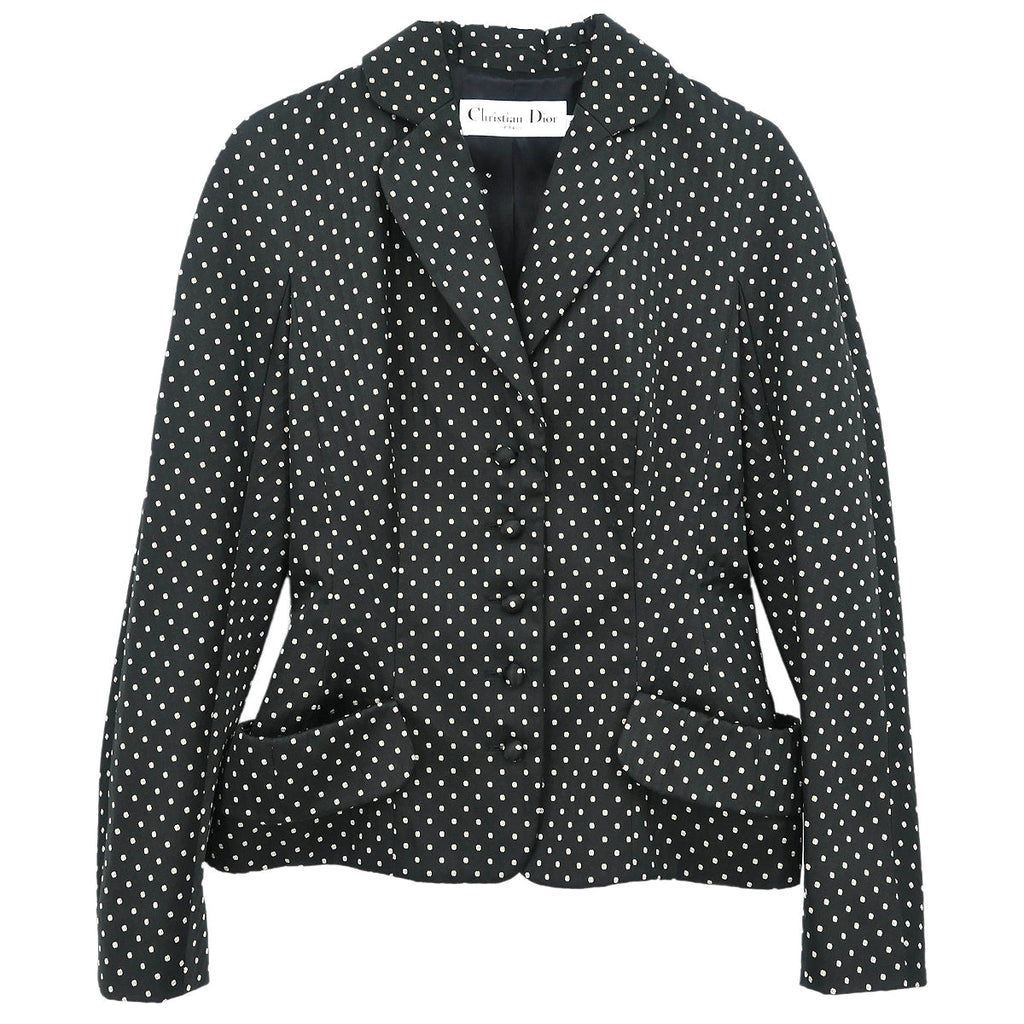Christian Dior 2009 Single Breasted Jacket Black #38