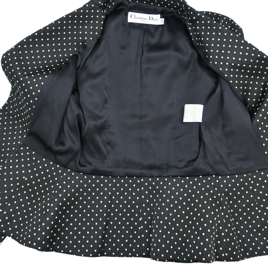 Christian Dior 2009 Single Breasted Jacket Black #38