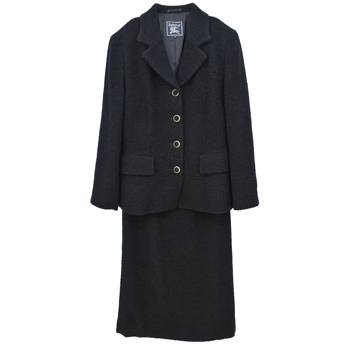 Burberrys Suit Jacket Skirt Black #13