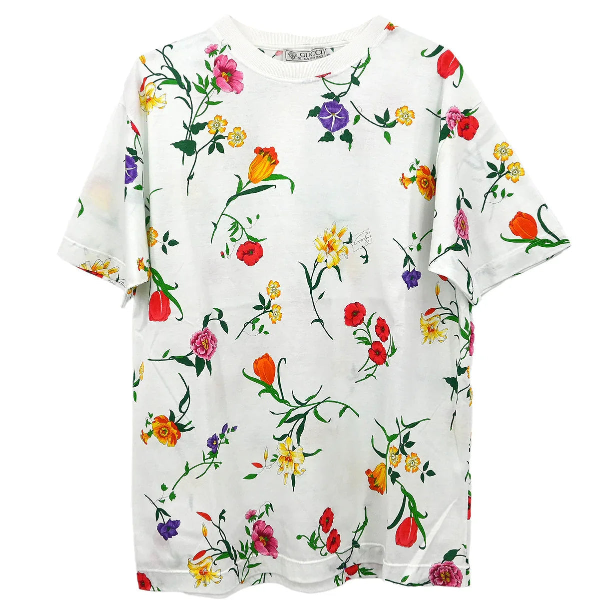 Gucci Short Sleeve Top T-shirt White #L