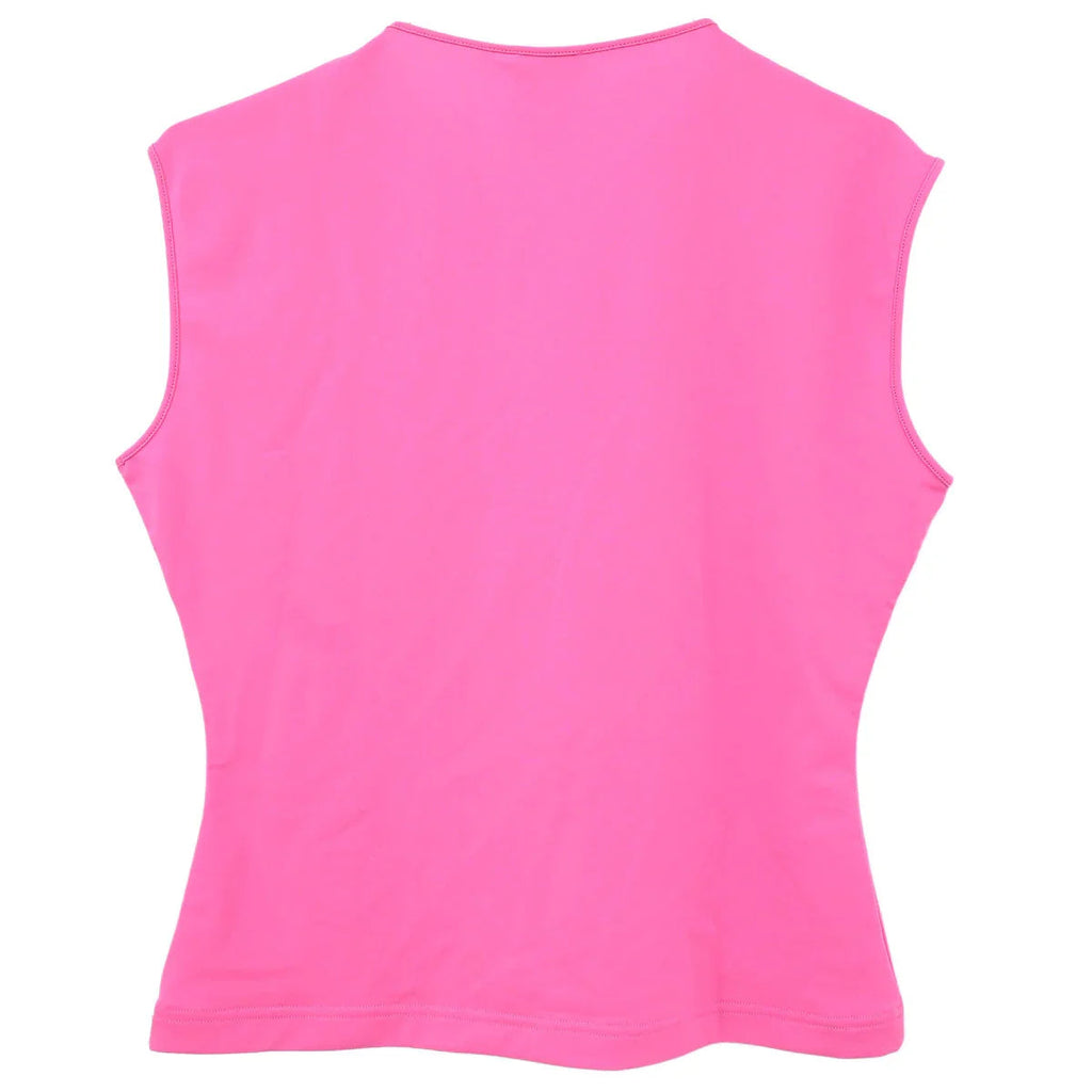Chanel 2000 Sleeveless Tank Top Pink #44