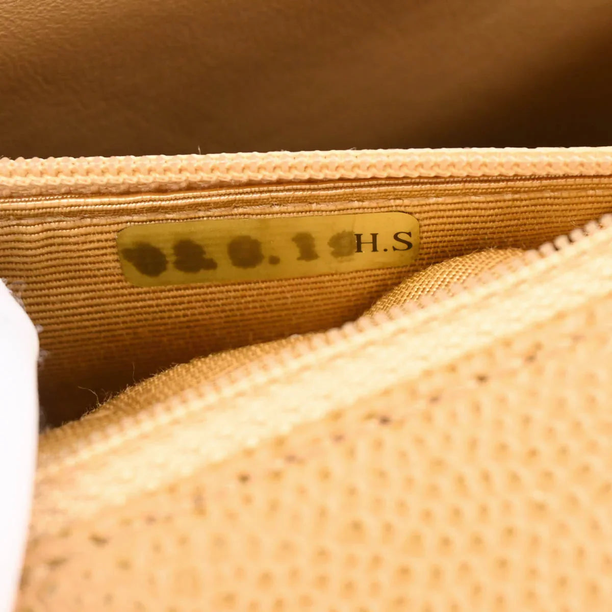 Chanel Beige Caviar Shoulder Bag