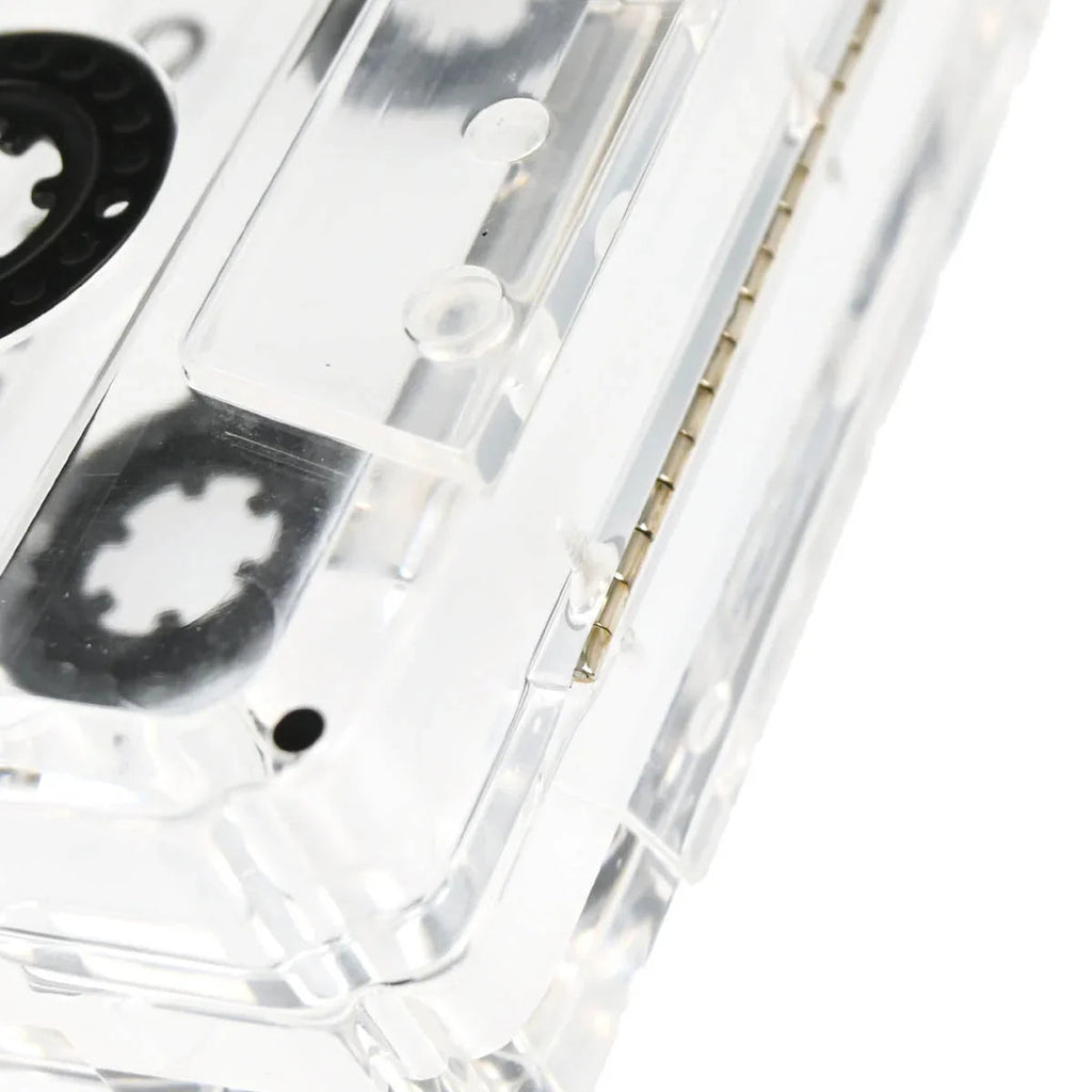 Chanel Clear Acrylic Cassette Tape Clutch Bag