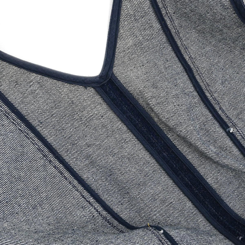 Chanel Denim Sleeveless Dress Indigo #36