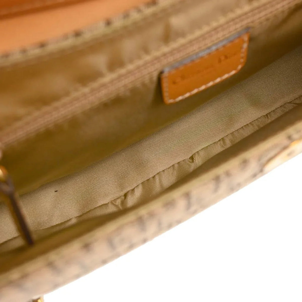 Christian Dior 2002 Brown Trotter Street Chic Columbus Shoulder Bag