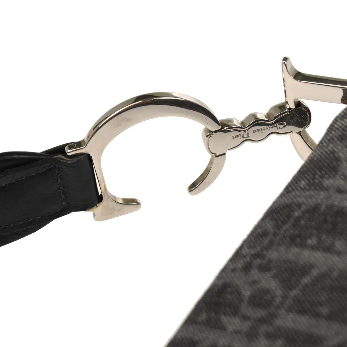 Christian Dior 2005 Navy Flight Trotter Saddle Handbag