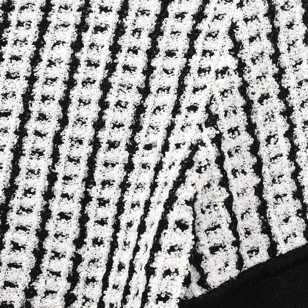 Chanel 1997 Short Sleeve Sweater Top White #38