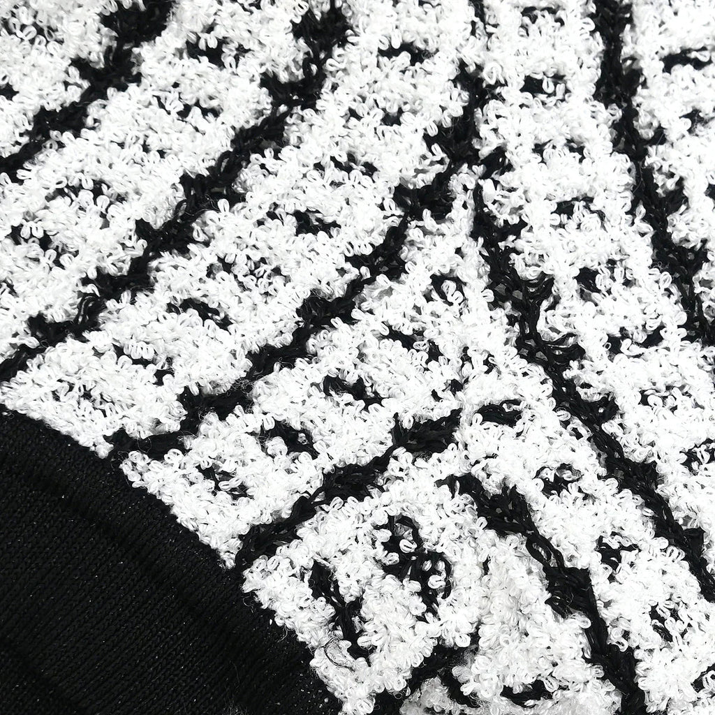 Chanel 1997 Short Sleeve Sweater Top White #38