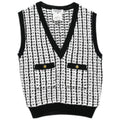 Chanel 1997 Sleeveless Vest Sweater Top White #38