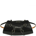 Christian Dior 2003 Black Leather Bondage Bum Bag #85