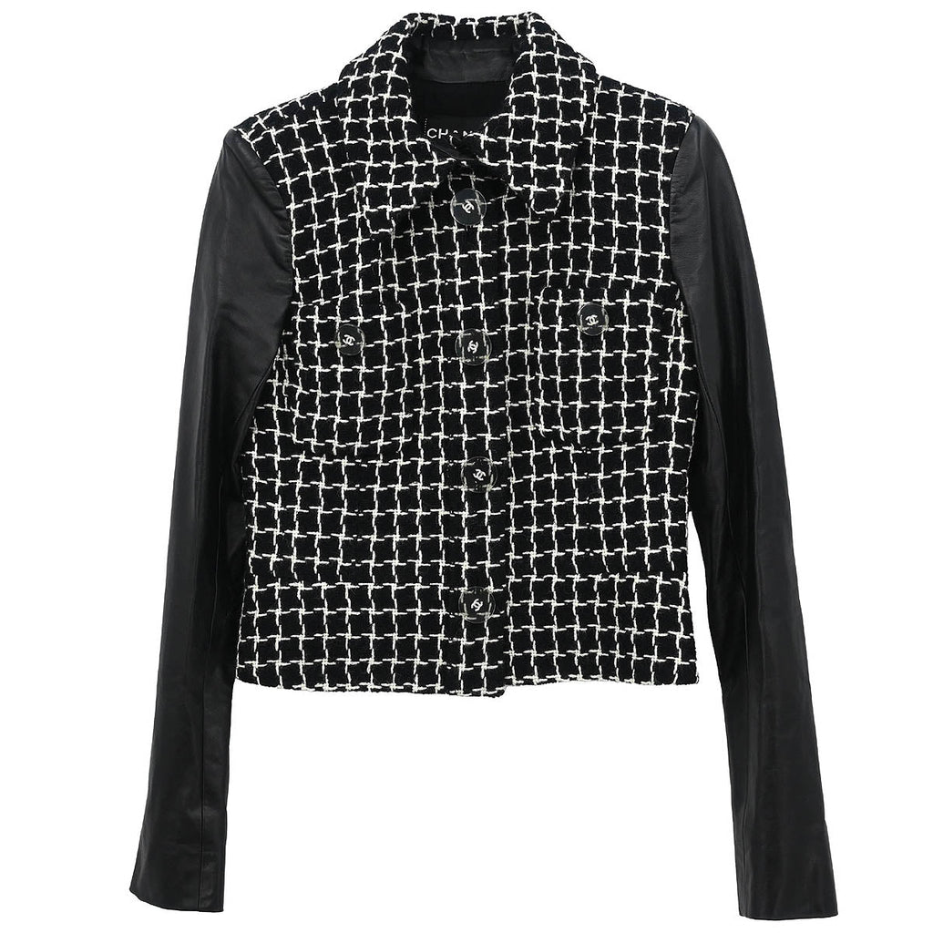 Chanel 2017 Single Breasted Jacket Black #36
