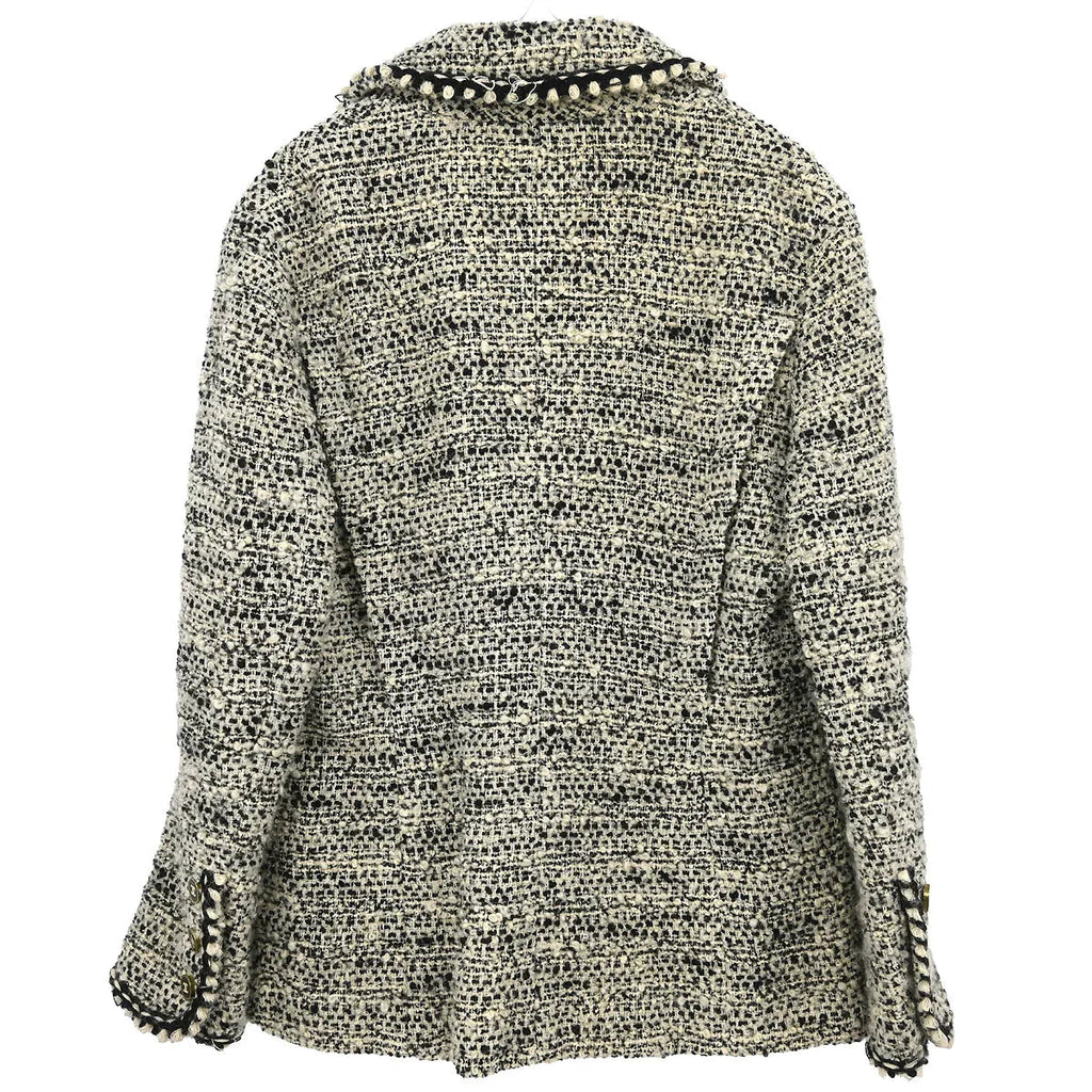Chanel 1994 Single Breasted Jacket White #42