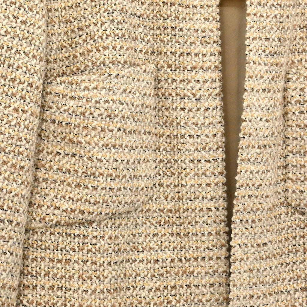 Chanel Setup Suit Jacket Skirt Beige #36