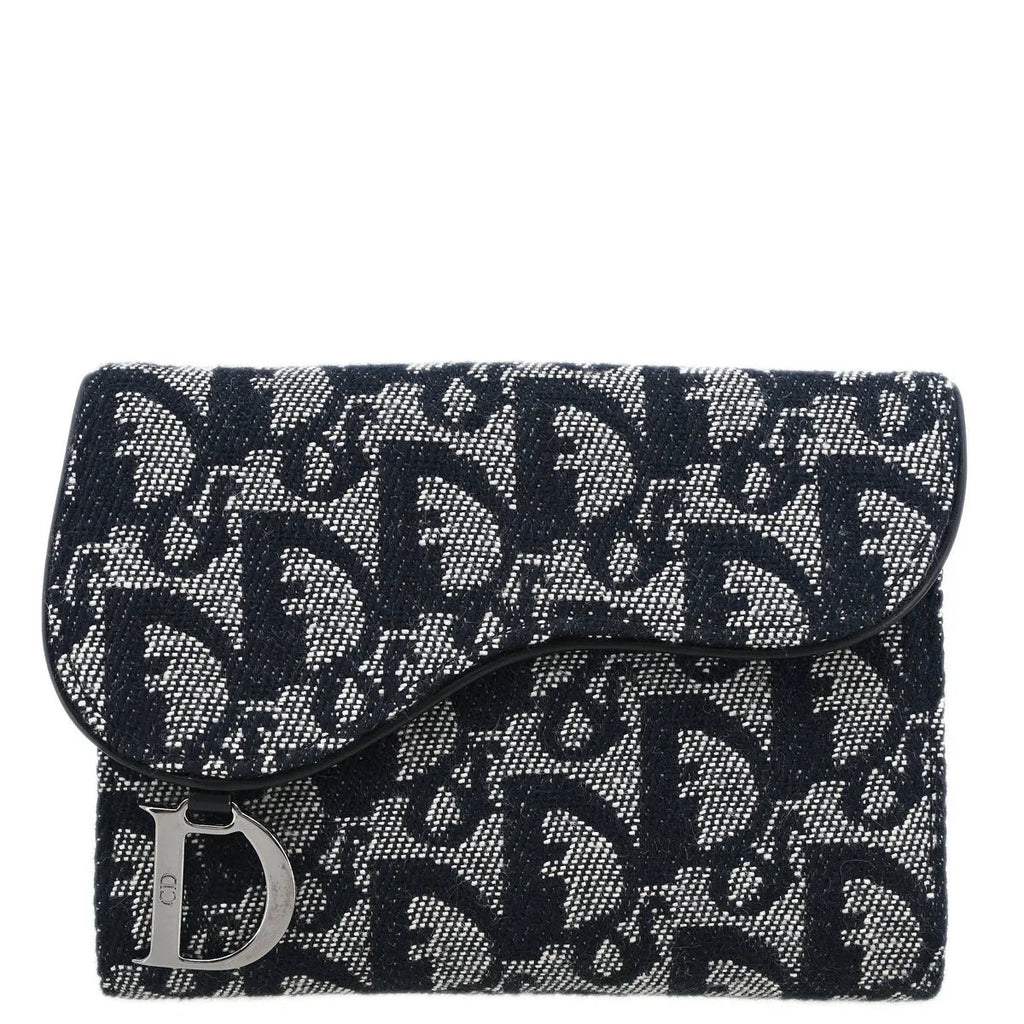 Christian Dior 2003 Black Trotter Wallet 01LU1013