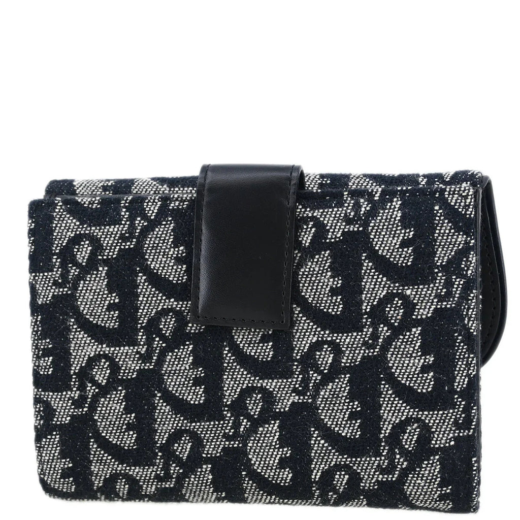 Christian Dior 2003 Black Trotter Wallet 01LU1013