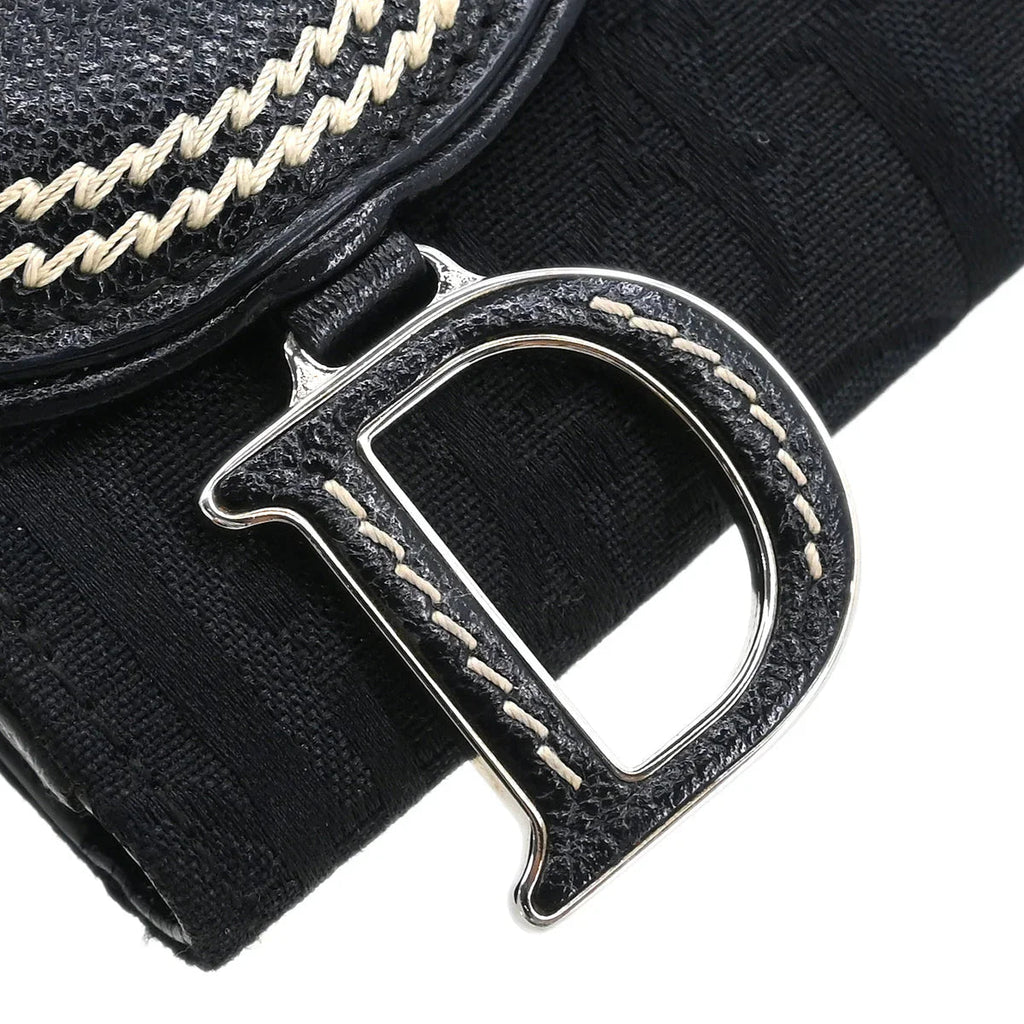 Christian Dior 2005 Black Trotter Wallet