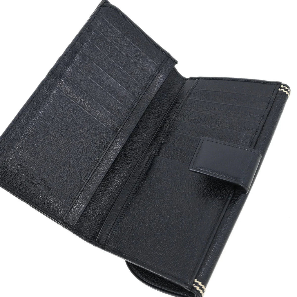 Christian Dior 2005 Black Trotter Wallet