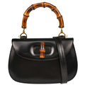 Gucci Black Bamboo 2way Shoulder Handbag