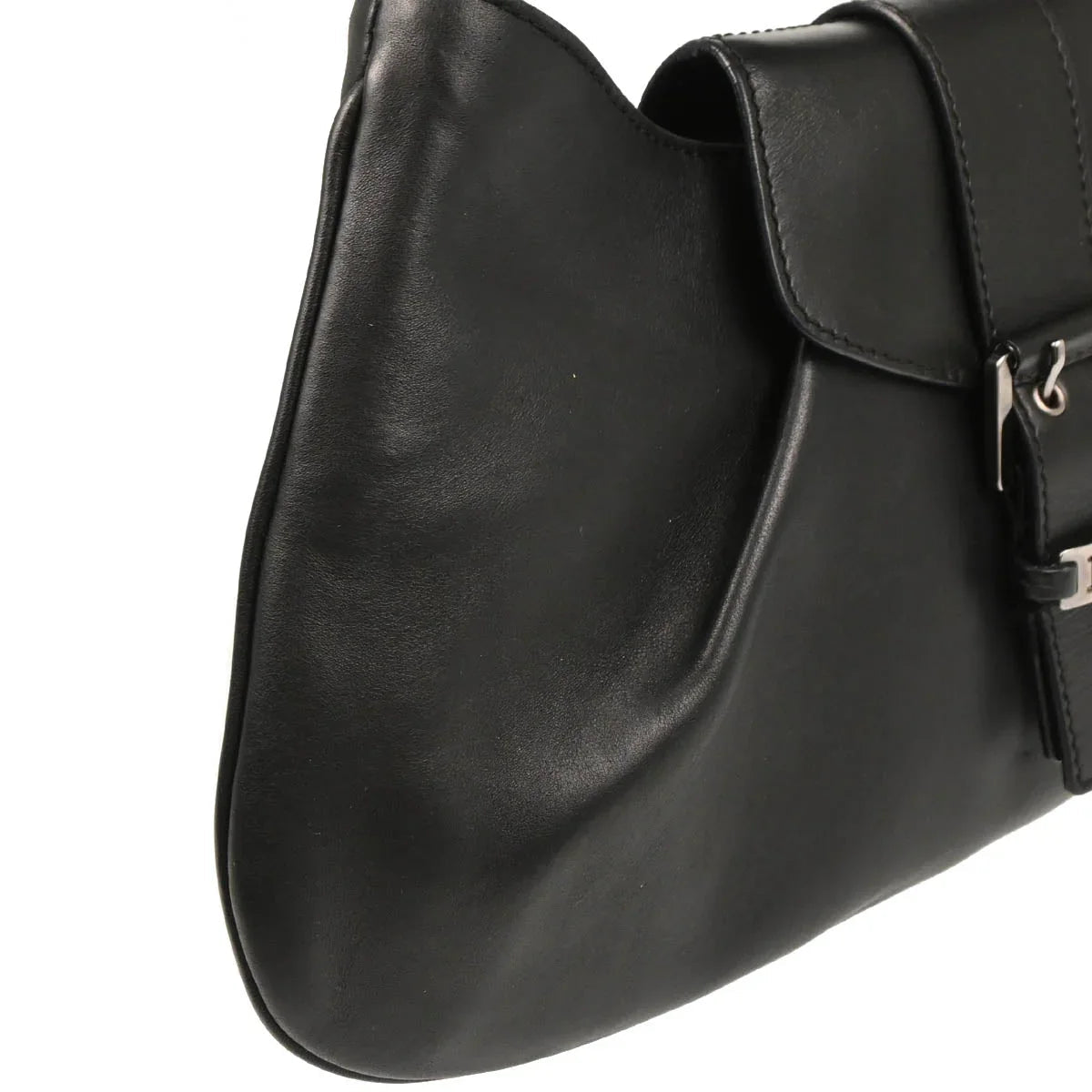 Christian Dior 2002 Black Leather Handbag