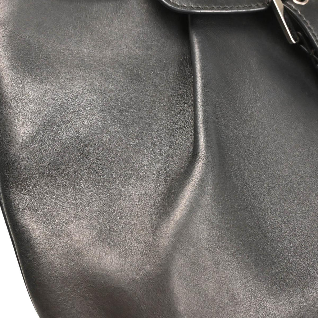 Christian Dior 2002 Black Leather Handbag