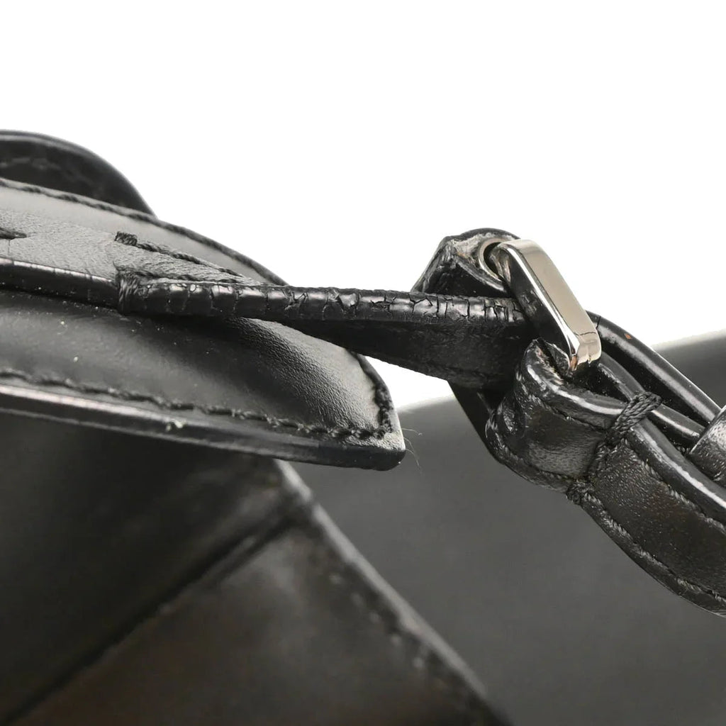 Christian Dior 2002 Black Leather Handbag