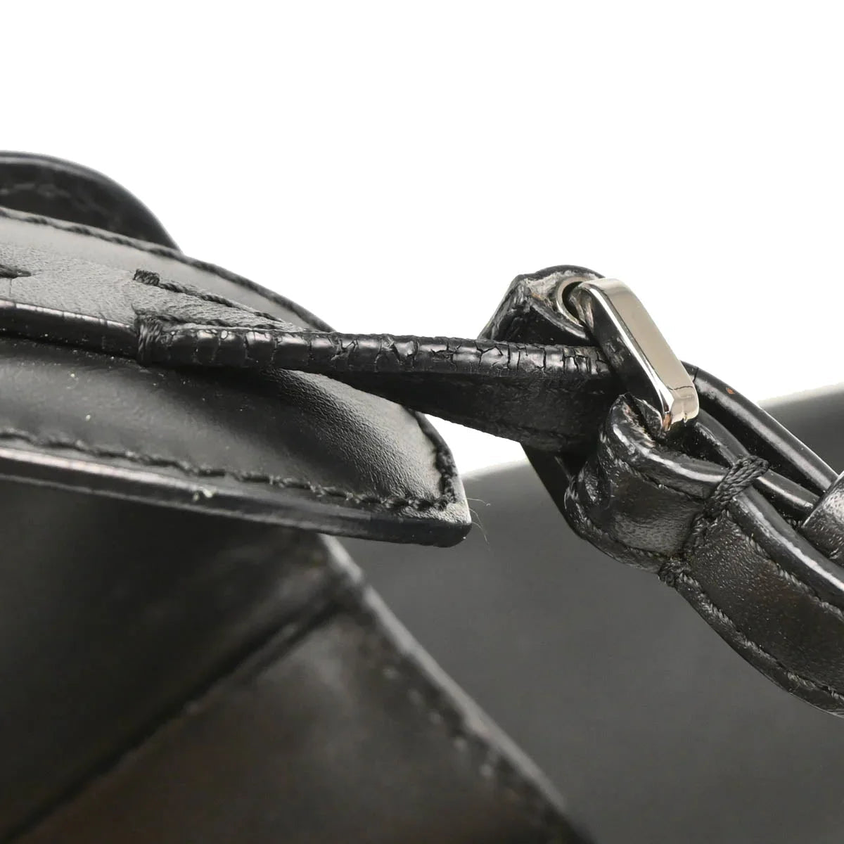 Christian Dior 2002 Black Leather Handbag