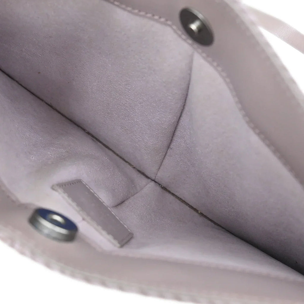 Louis Vuitton 2001 Purple Epi Pochette Demi-lune Handbag M5262B