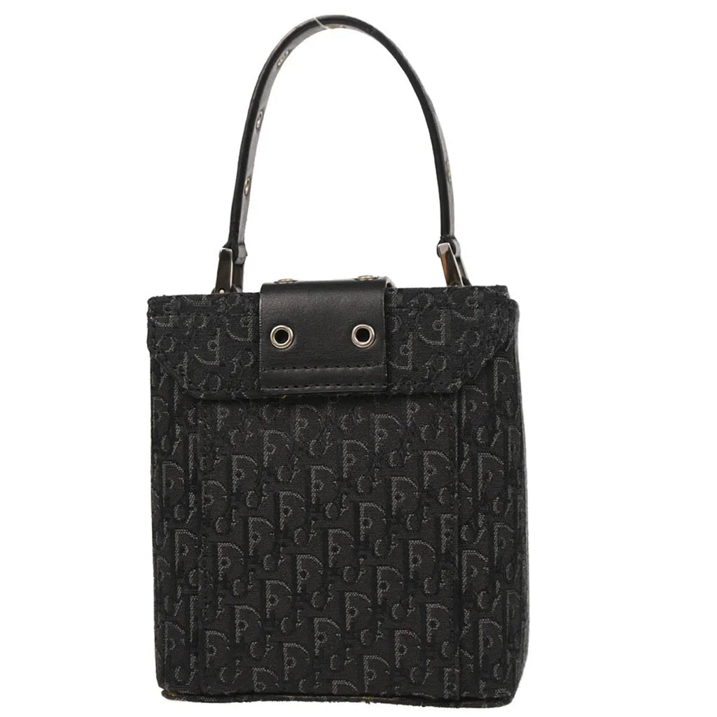 Christian Dior 2002 Black Street Chic Trotter Handbag