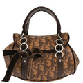 Christian Dior 2005 Brown PVC Trotter Romantic Handbag