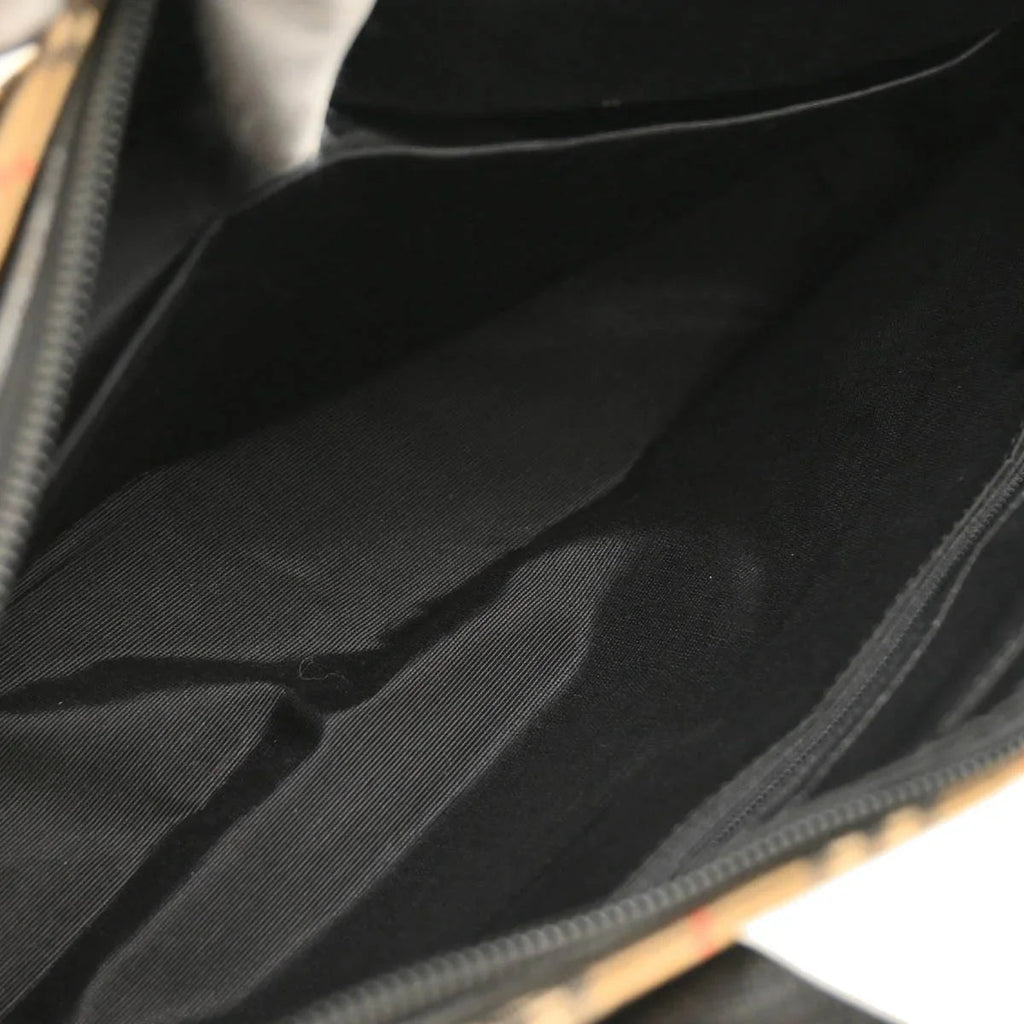 Burberry Beige House Check Tote Handbag