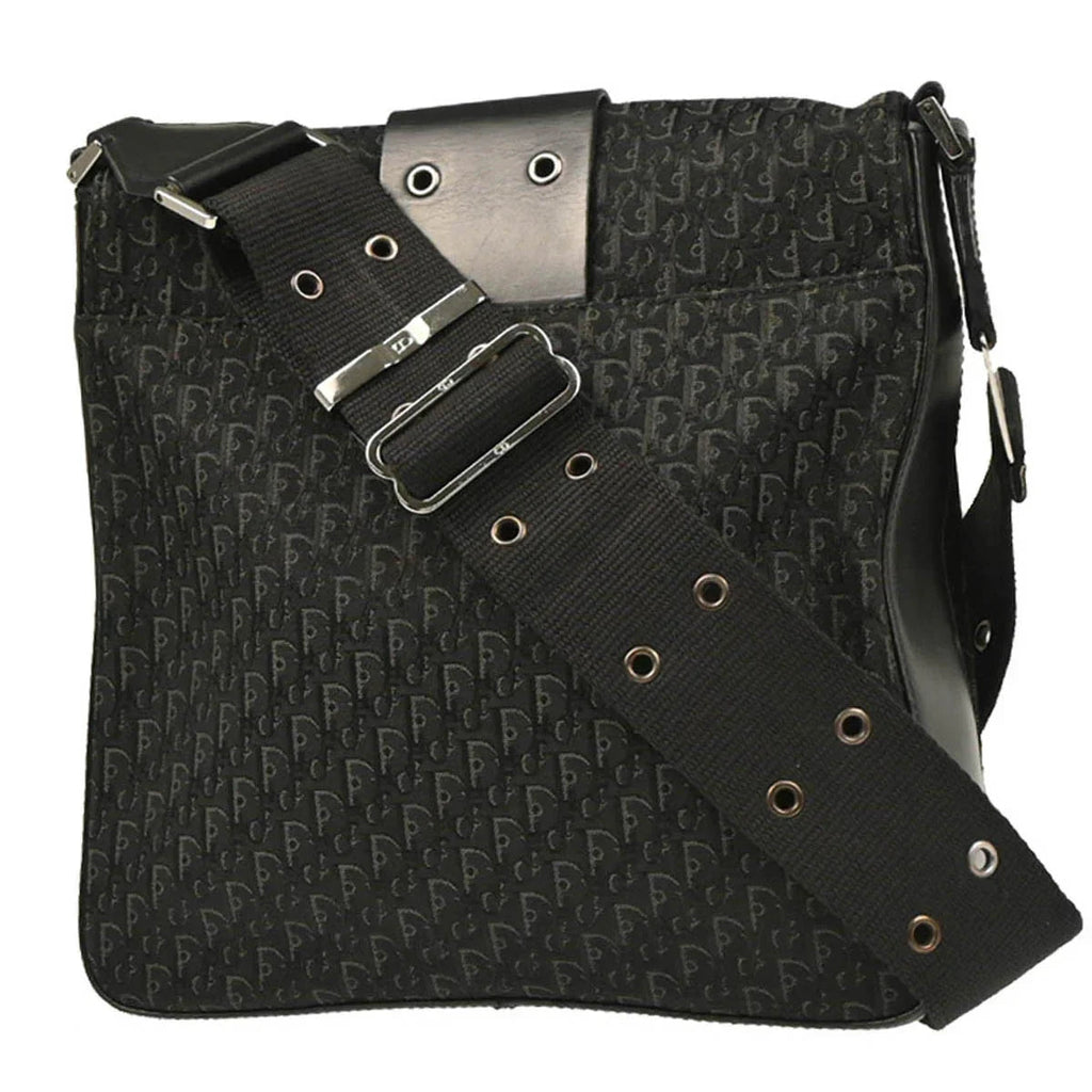 Christian Dior 2004 Black Trotter Street Chic Shoulder Bag