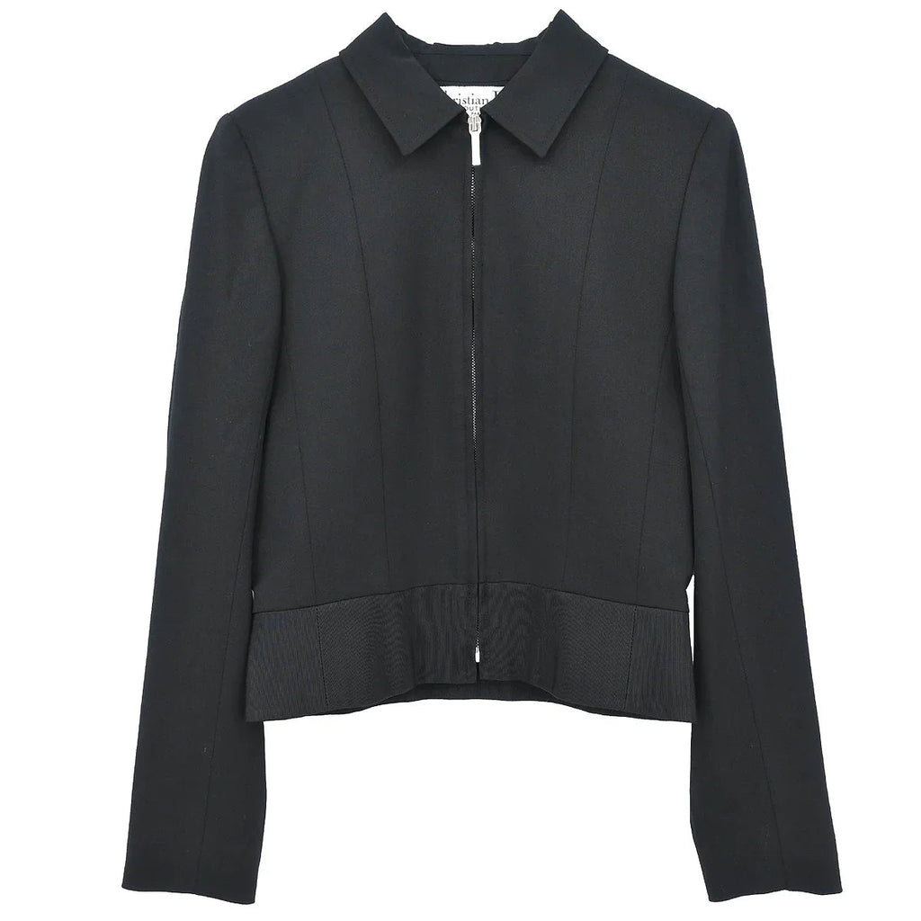 Christian Dior 2002 Zip Up Jacket Black #38