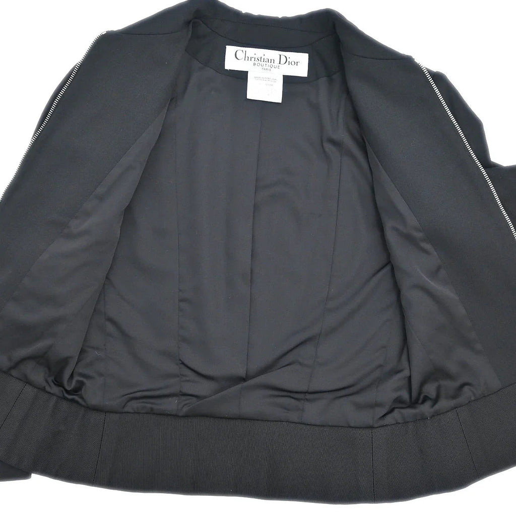 Christian Dior 2002 Zip Up Jacket Black #38
