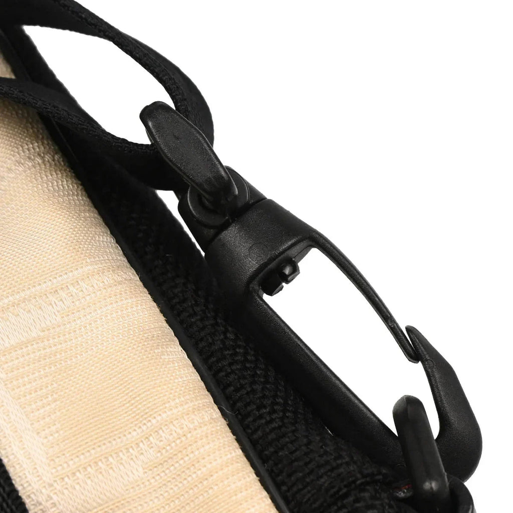 Chanel 2003-2004 Beige Nylon New Travel Sport Line Shoulder Bag