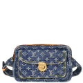 Louis Vuitton 2007 Blue Monogram Denim Bum Bag Waist Pouch M95347