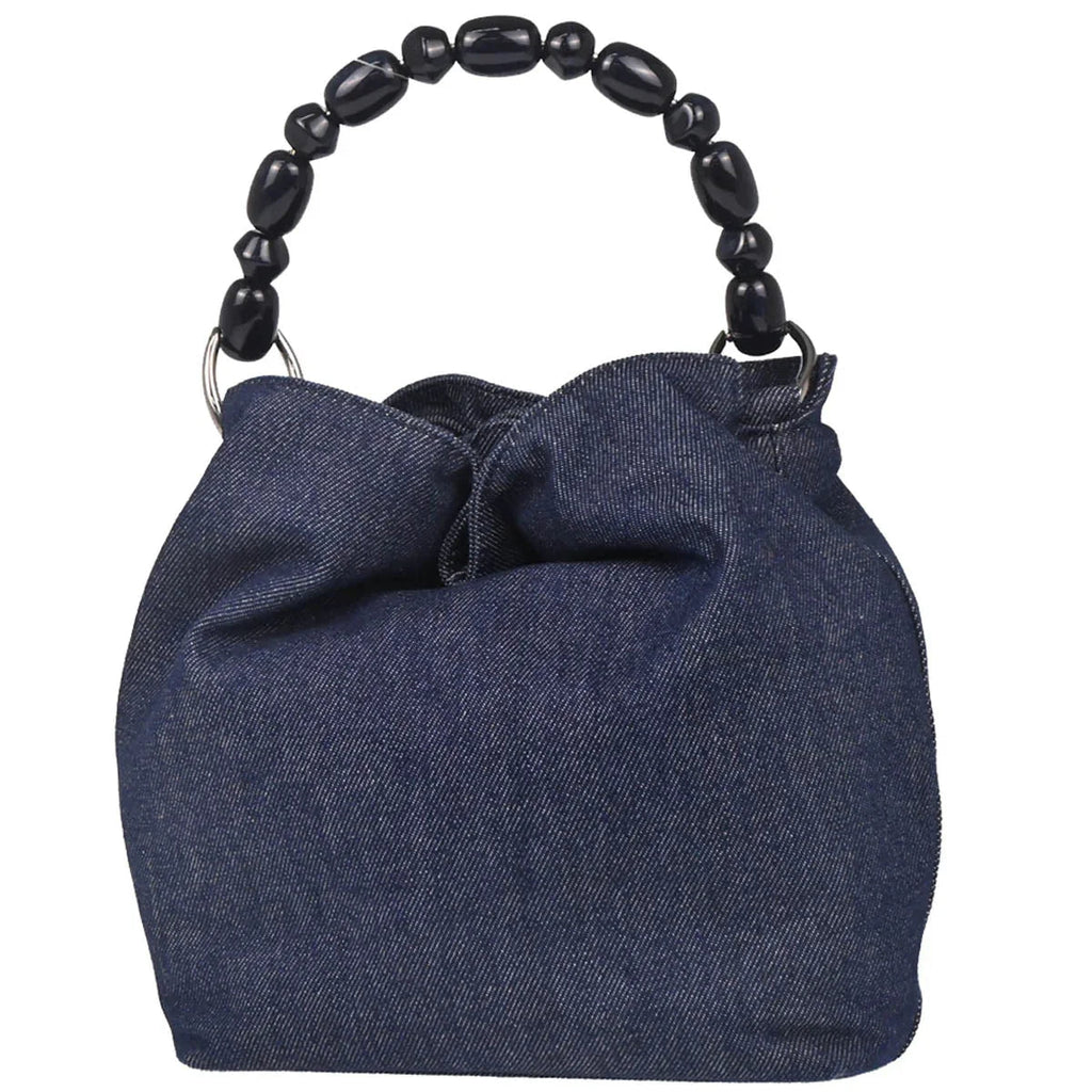 Christian Dior 2000 Indigo Denim Malice Handbag