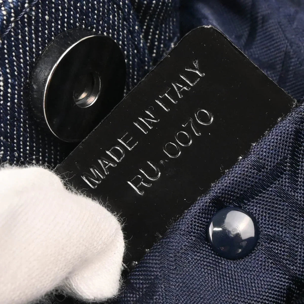 Christian Dior 2000 Indigo Denim Malice Handbag
