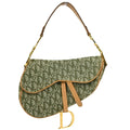 Christian Dior 2001 Green Trotter Saddle Handbag