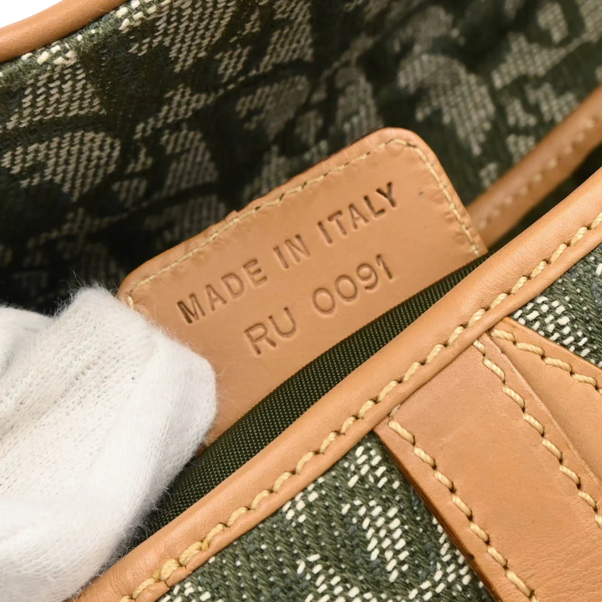 Christian Dior 2001 Green Trotter Saddle Handbag