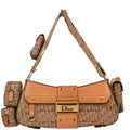 Christian Dior 2002 Brown Trotter Street Chic Columbus Shoulder Bag