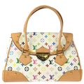 Louis Vuitton 2008 White Monogram Multicolor Beverly GM Handbag M40201