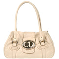 Christian Dior 2006 Ivory Leather Handbag