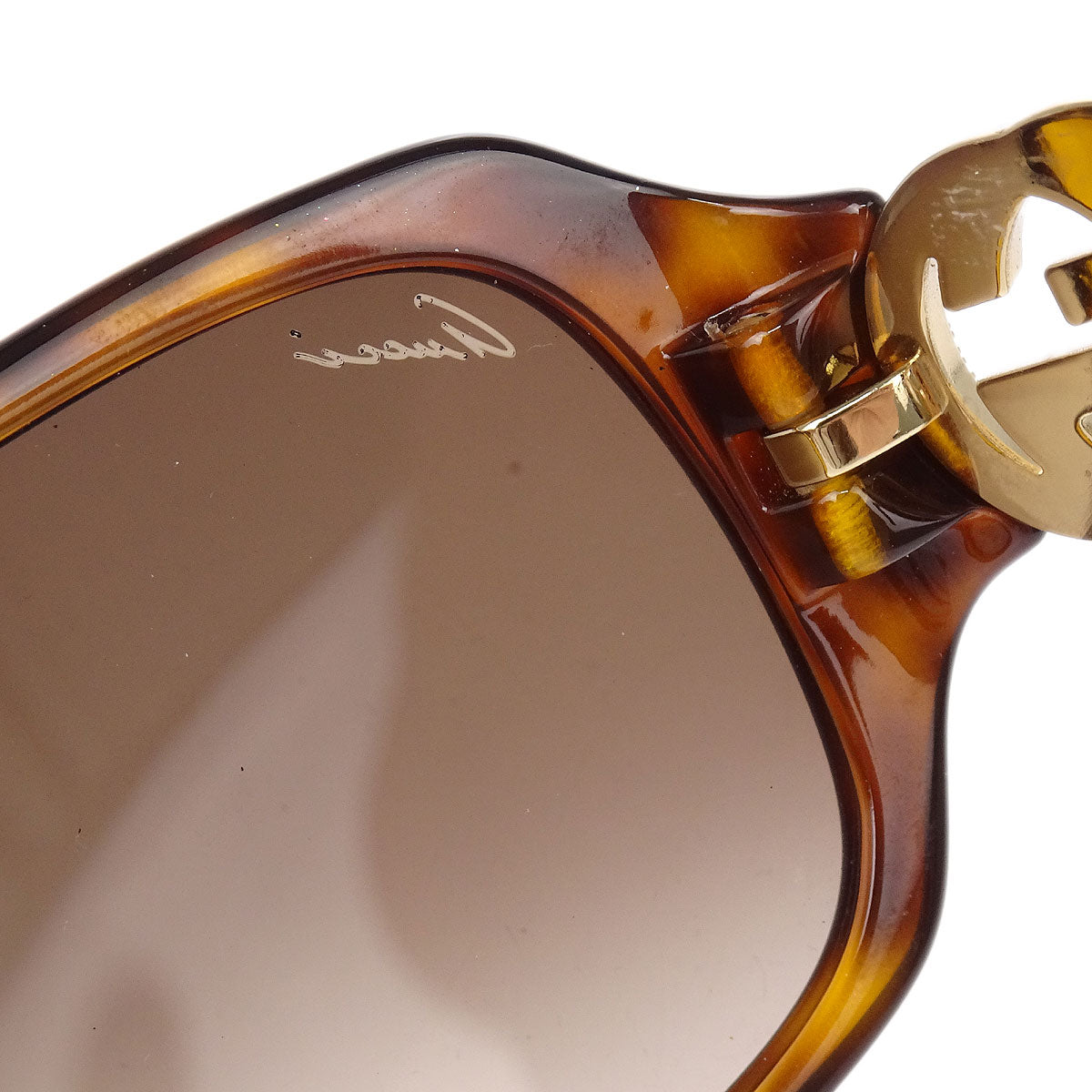 Gucci Sunglasses Eyewear Brown Rhinestone