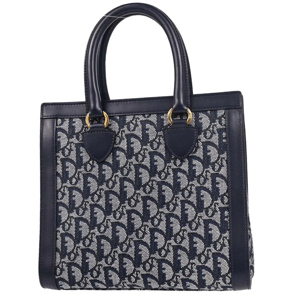 Christian Dior 2002 Navy Trotter Handbag
