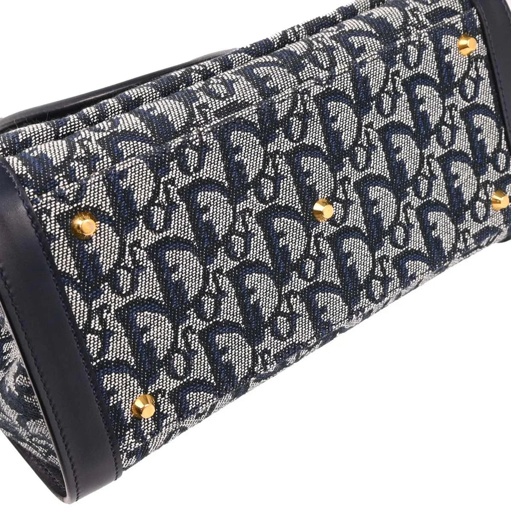 Christian Dior 2002 Navy Trotter Handbag