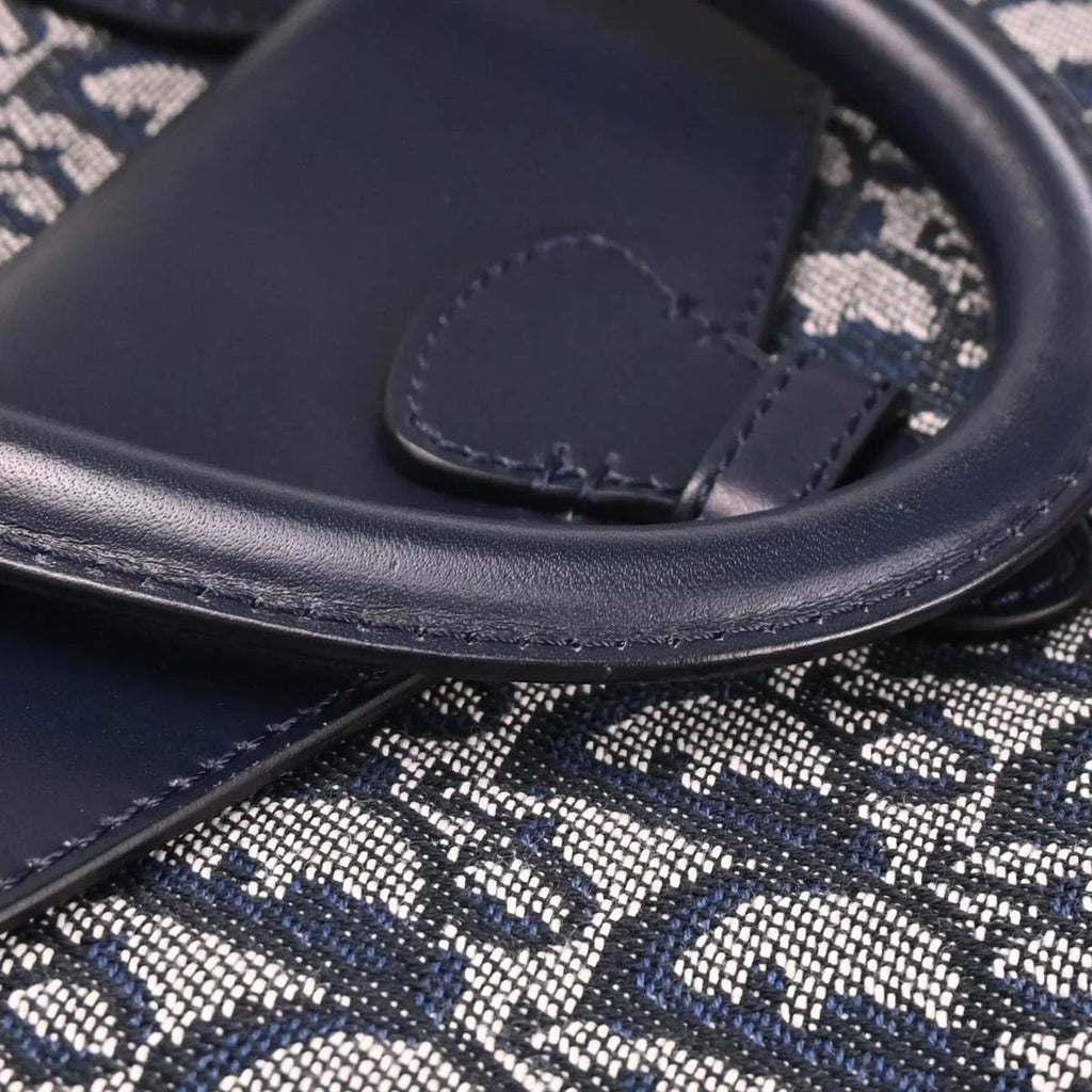 Christian Dior 2002 Navy Trotter Handbag